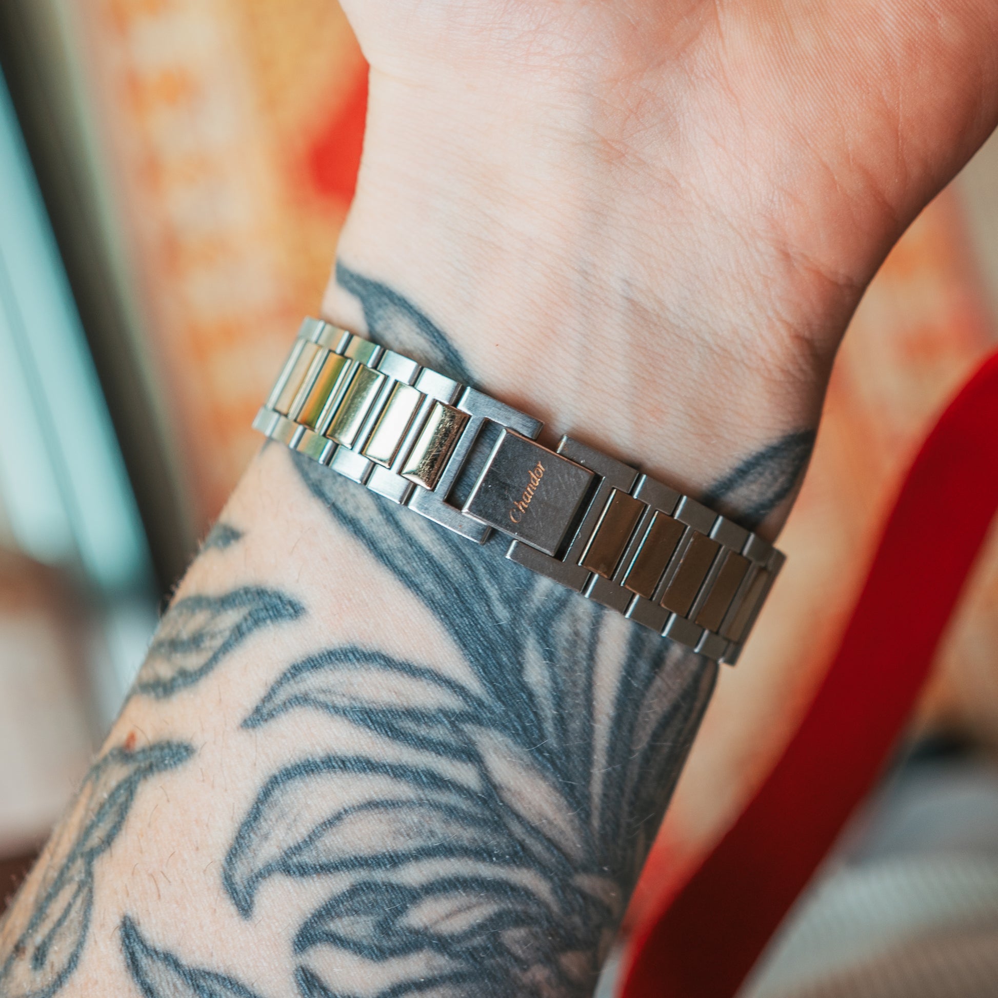 Chandor Quartz branded clasp
