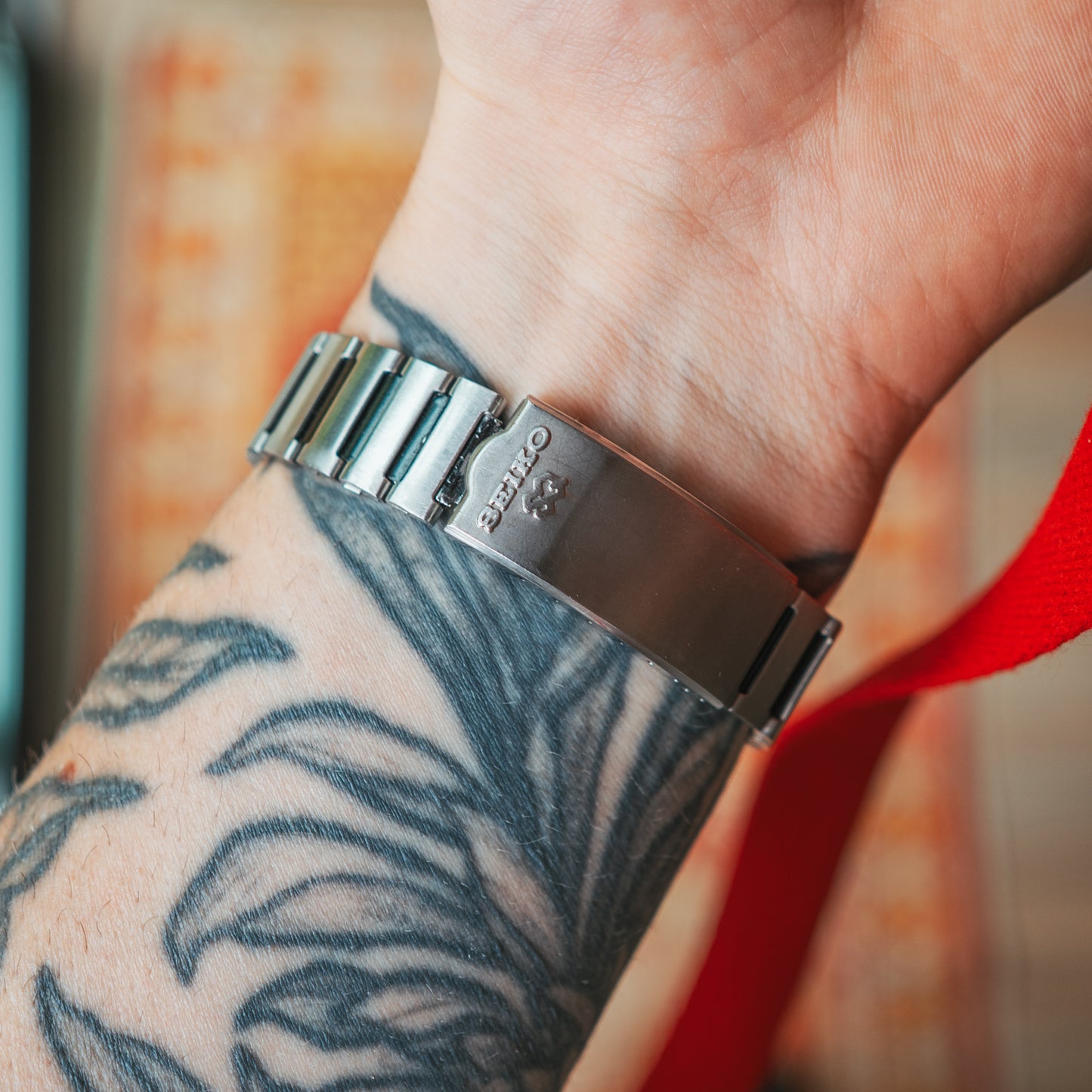 Seiko SQ Sport Seiko clasp