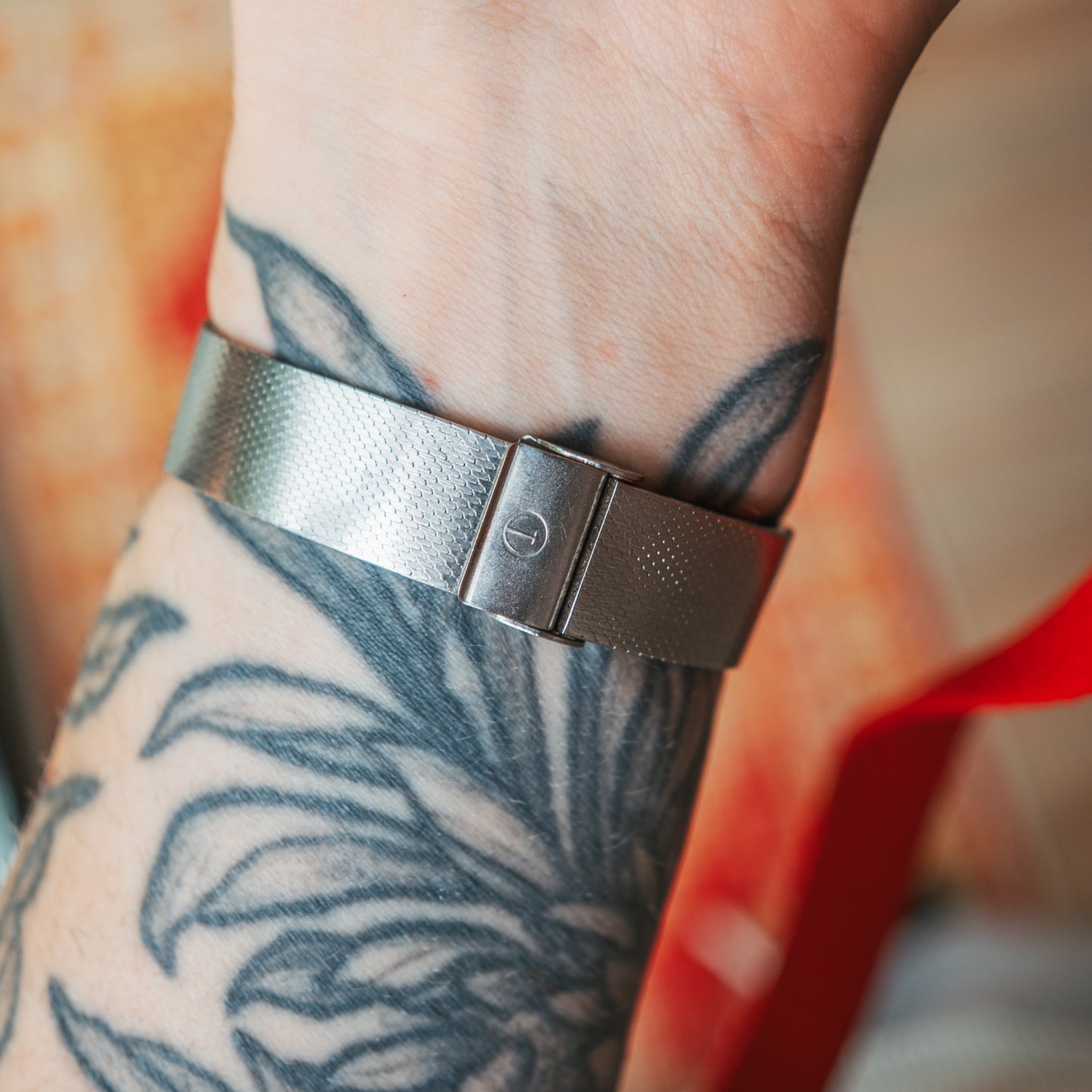 Rado Tank Mechanical hammered mesh clasp