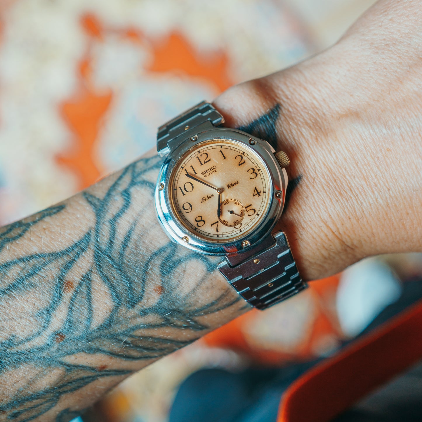 Seiko Silver Wave - dial and case front
