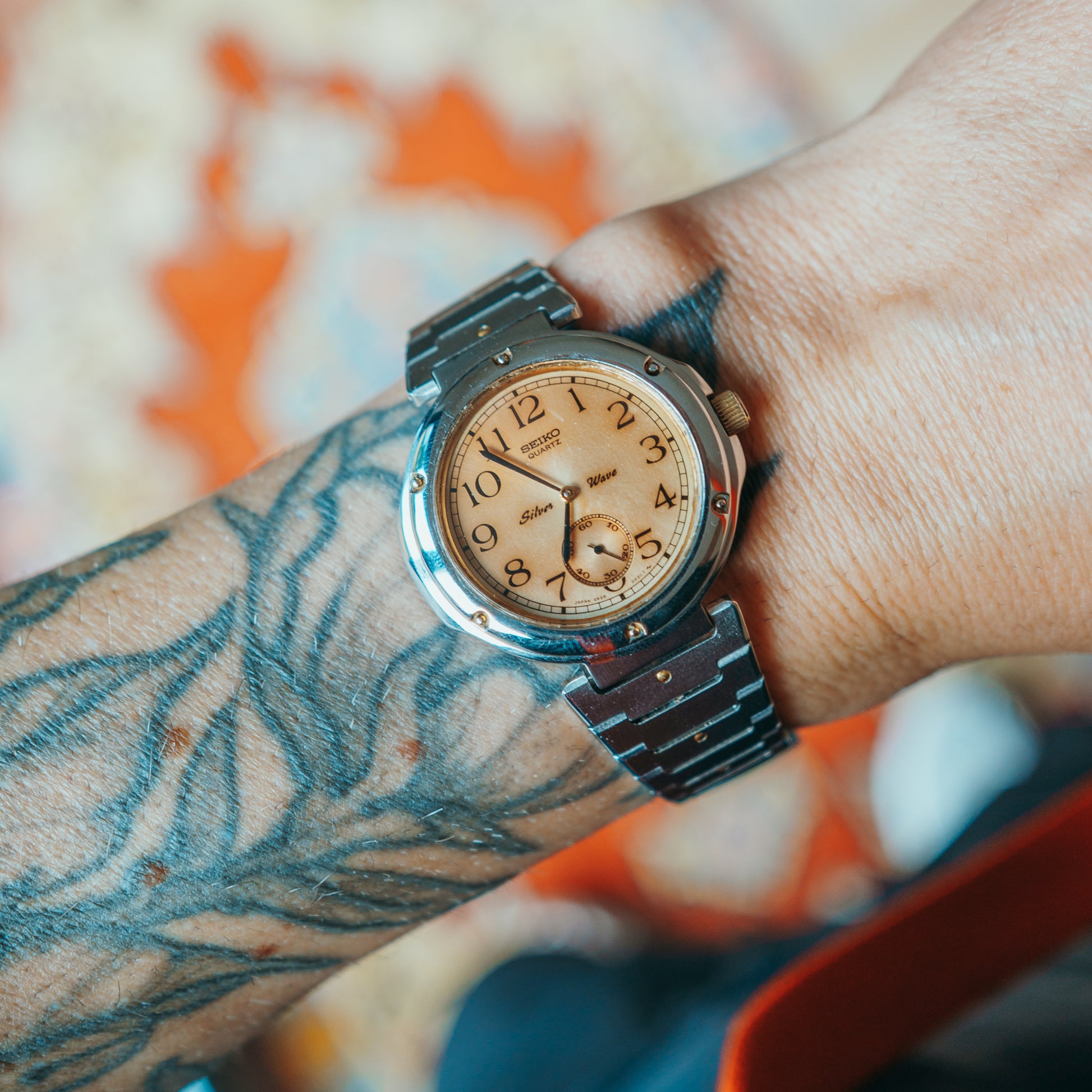Seiko Silver Wave - dial and case front