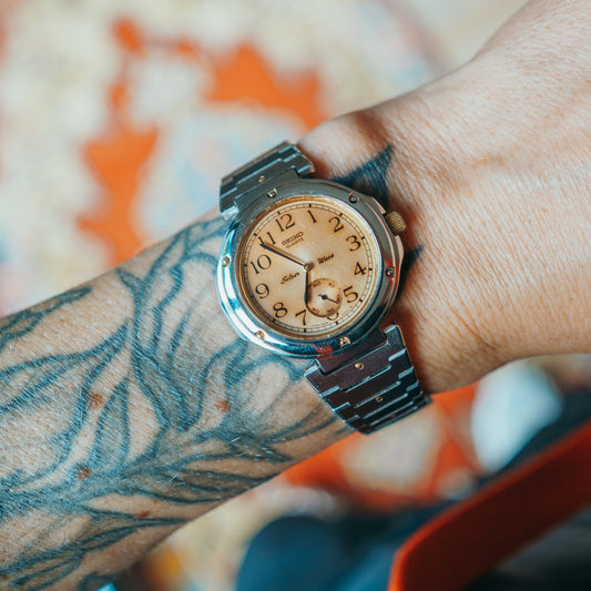 Seiko Silver Wave - dial and case front
