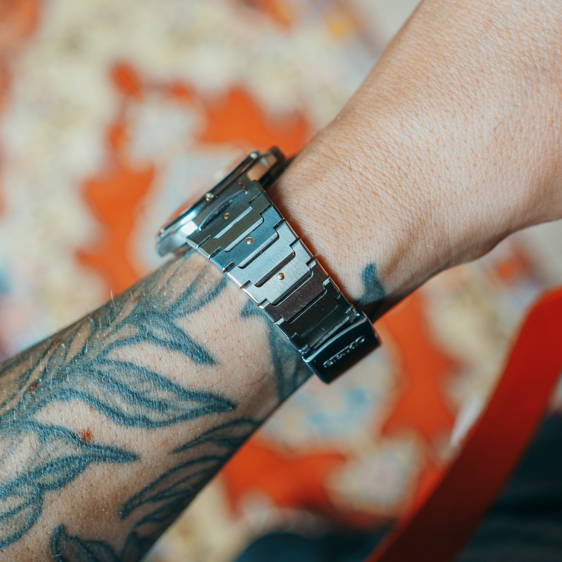 Seiko Silver Wave - bracelet side profile