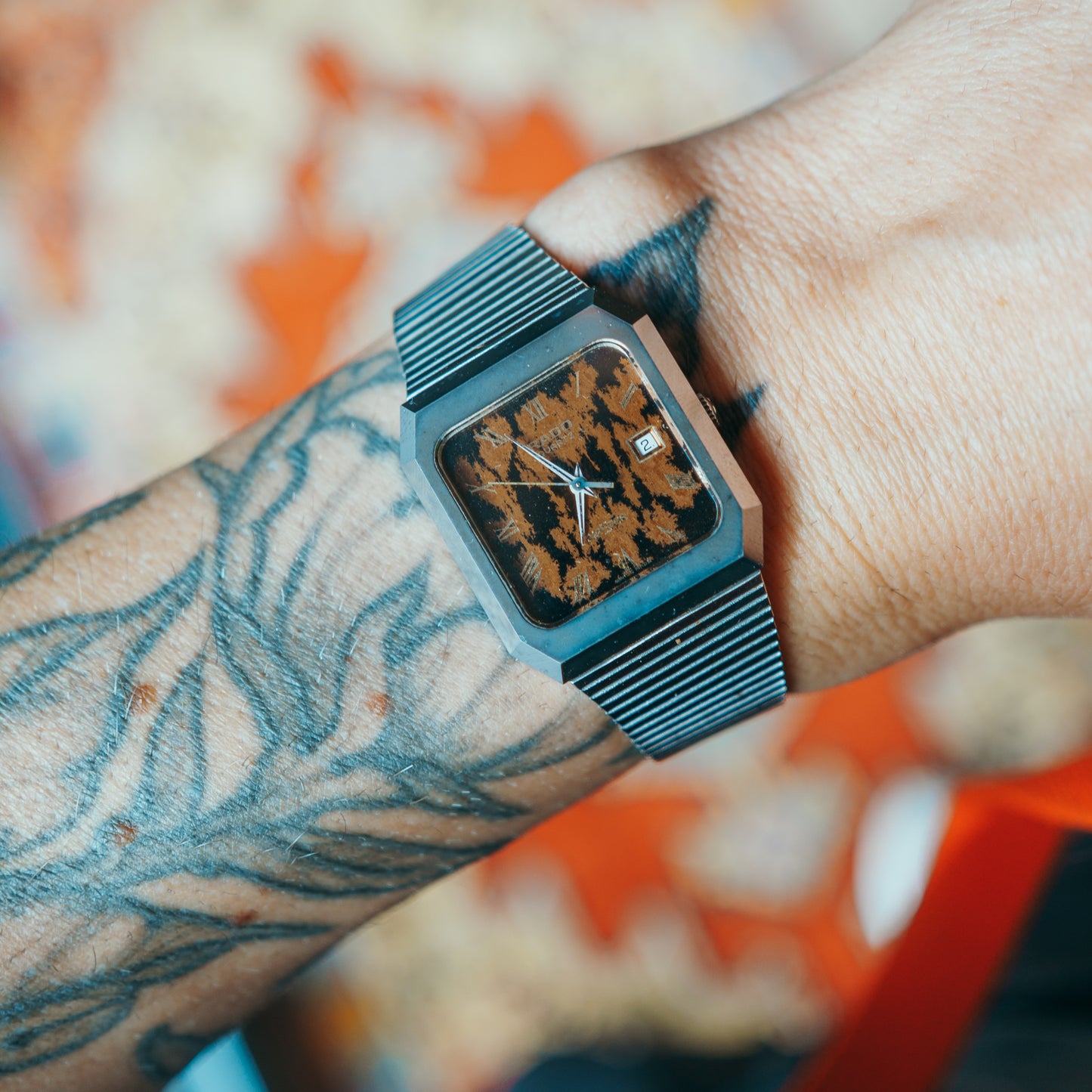 Rado Tiger Dial - bracelet detail on wrist