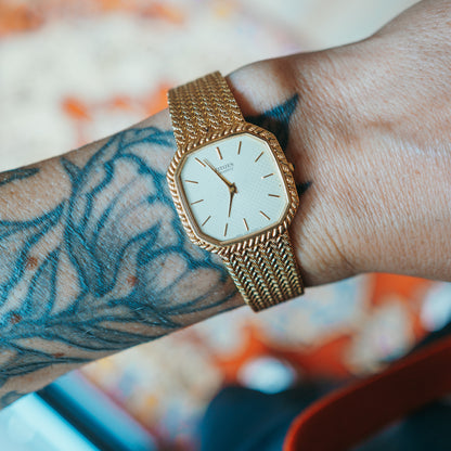 Citizen Woven Butter - dial and case front