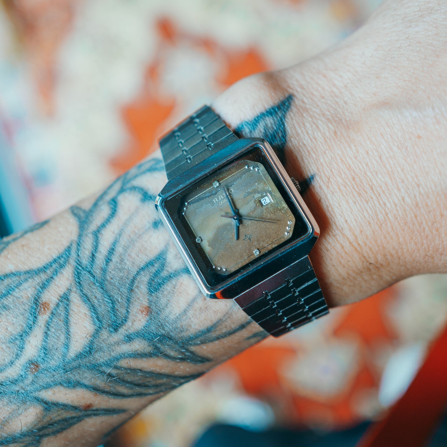 Rado Terra Dial - sunset patina dial front