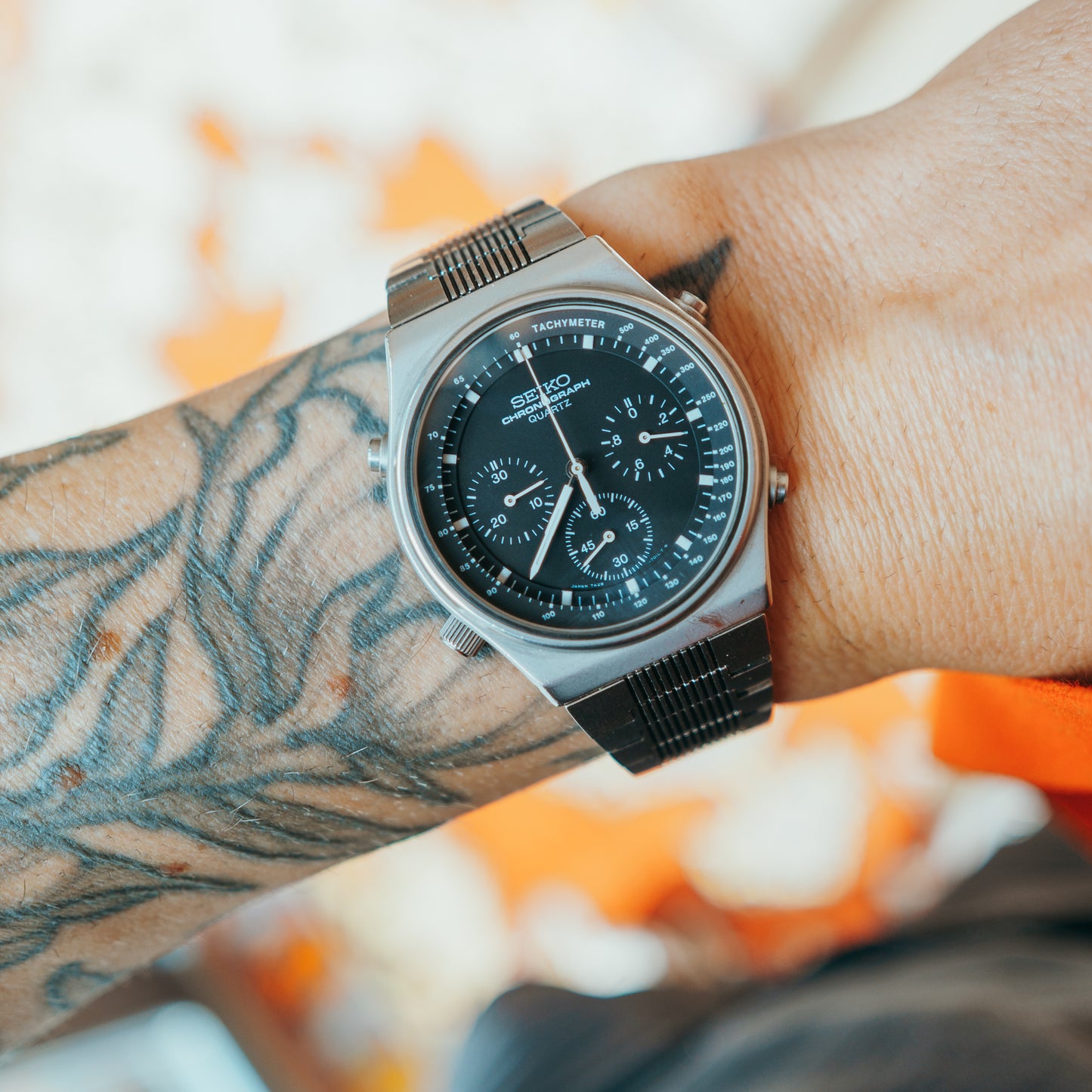 Seiko ChronoSauce - chronograph dial front