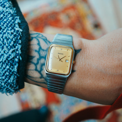 Rado Two Tone - dial view on wrist