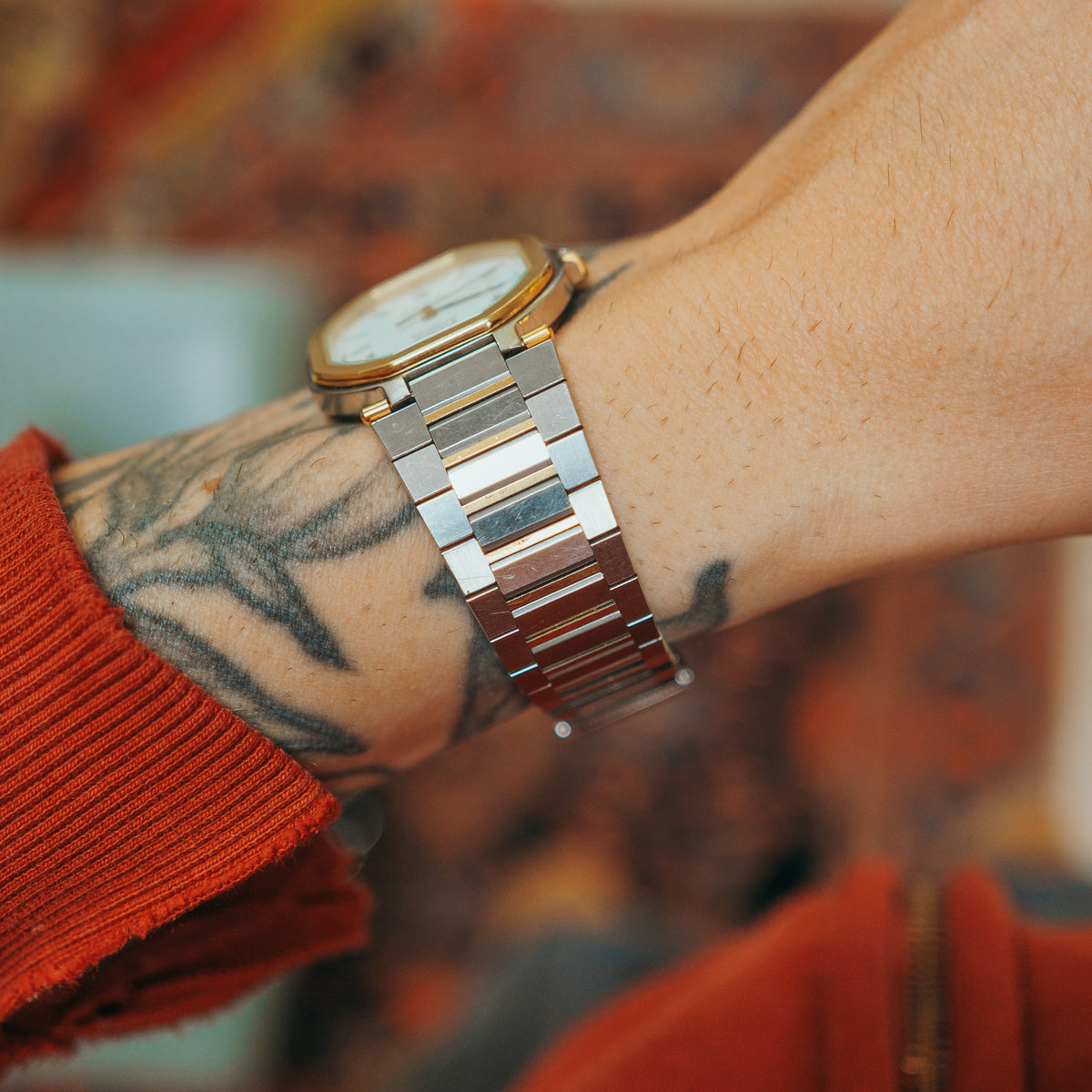 Tissot Seastar bracelet clasp view