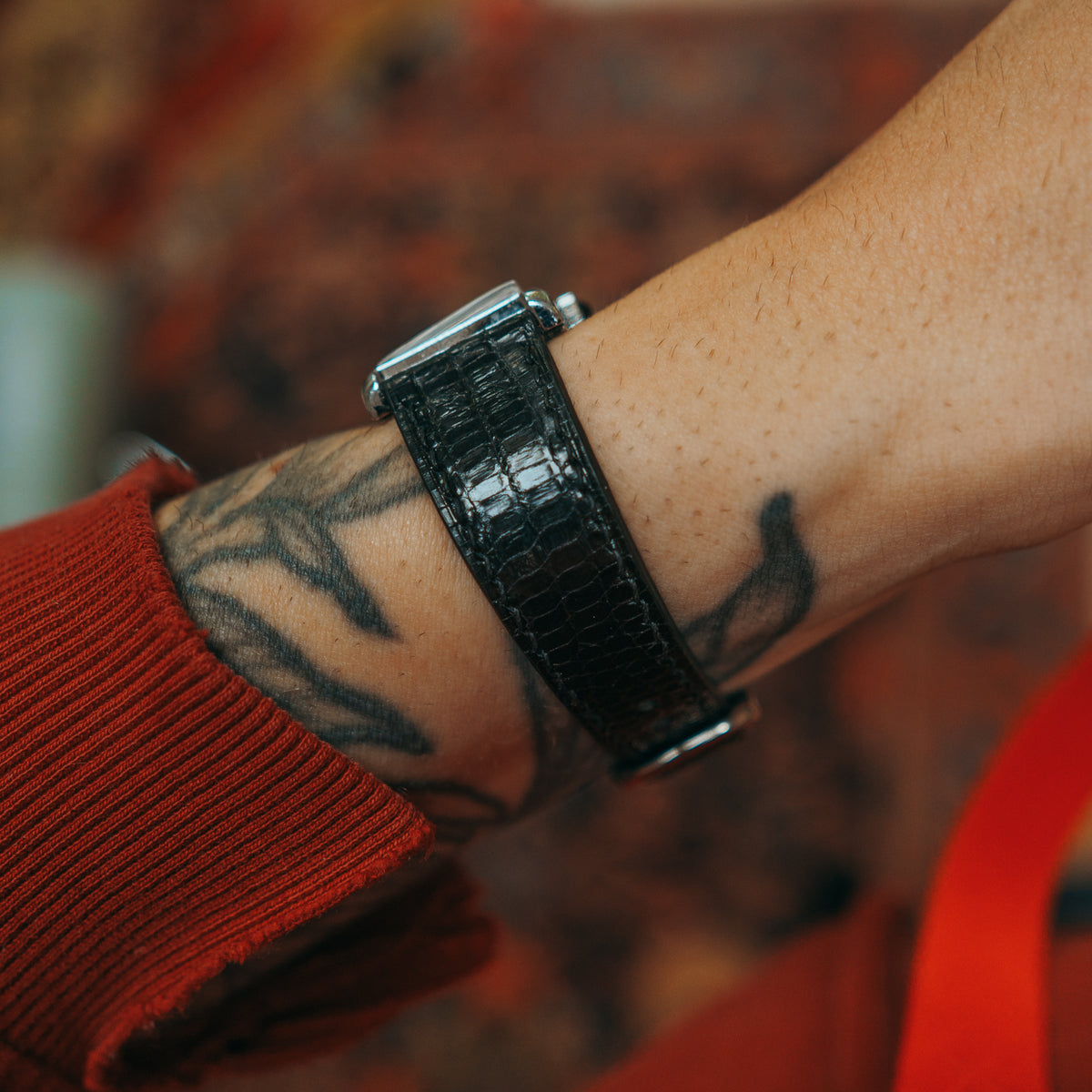 VEGA Swiss Mechanical Watch strap buckle view
