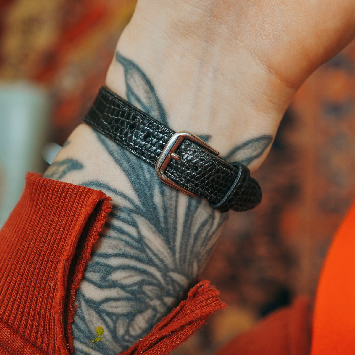VEGA Swiss Mechanical Watch strap side view