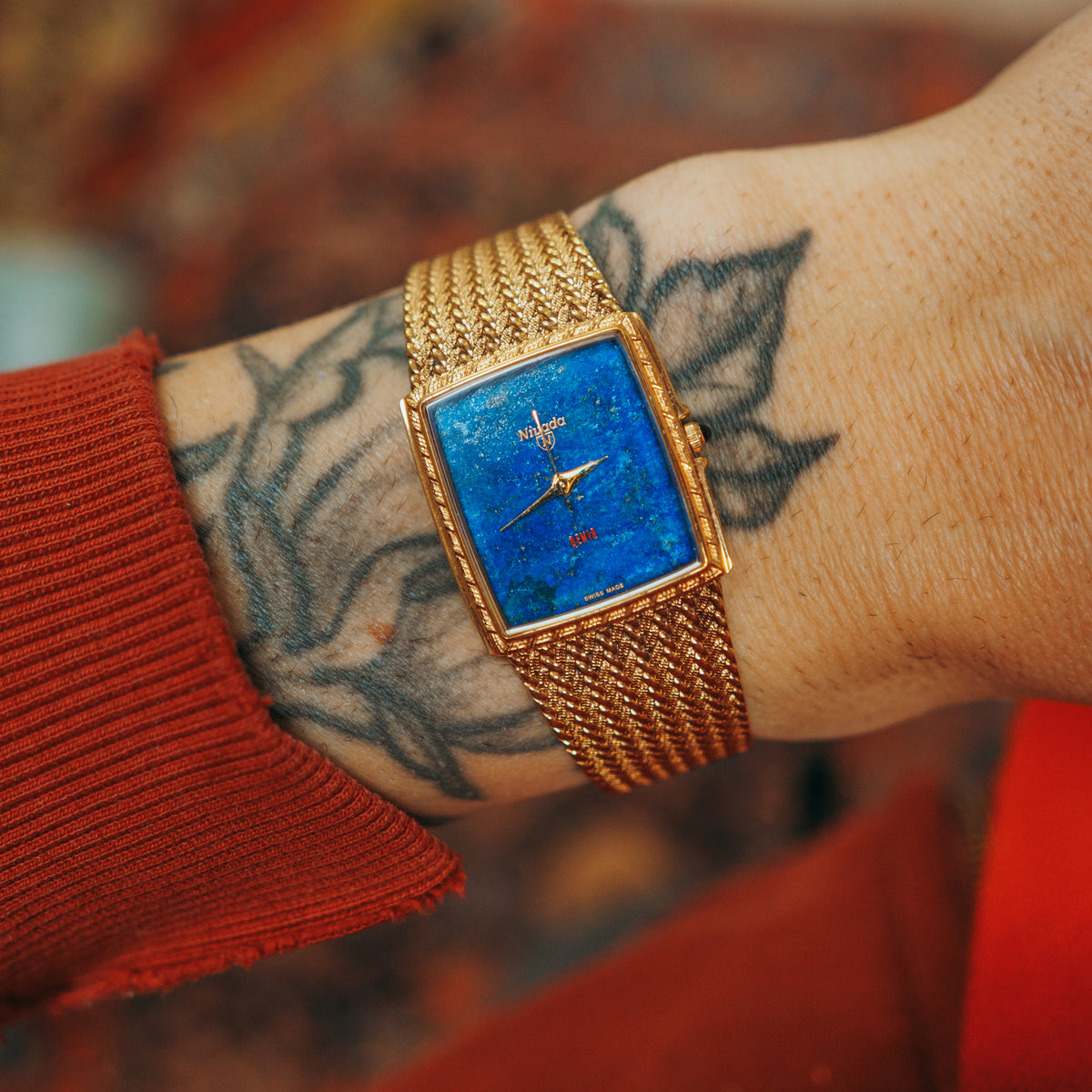 Nevada Blue Lapis clasp view