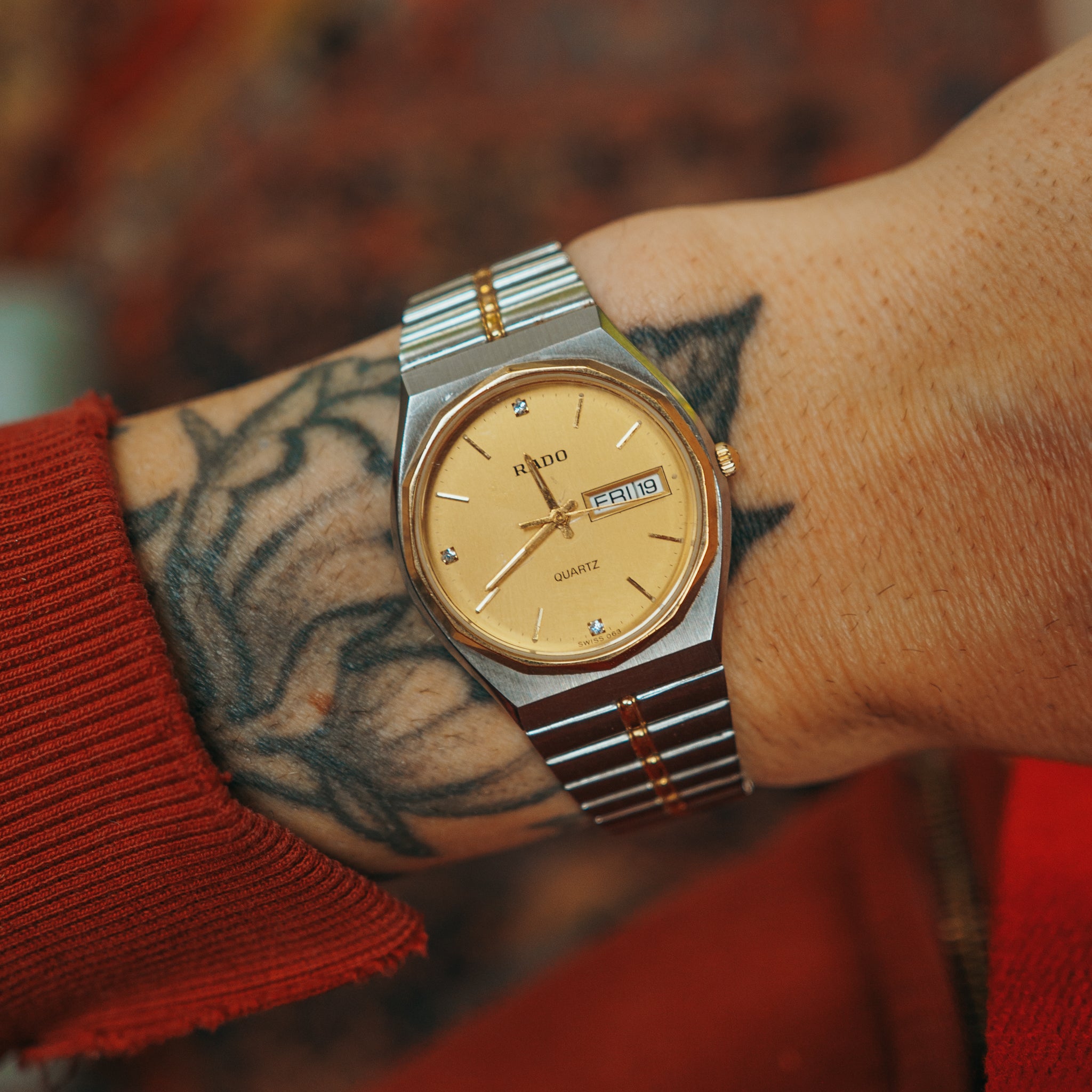 Rado Quartz Two Tone | Neo-Vintage Day-Date Watch – Studio Demir