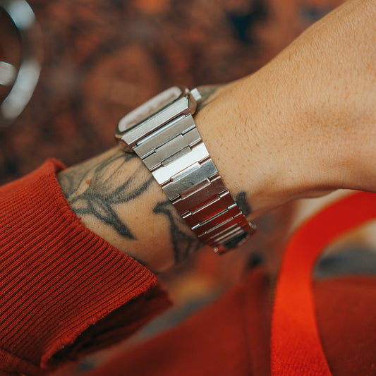 Seiko SQ dial wrist view