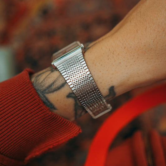 Delvina watch bracelet clasp on wrist