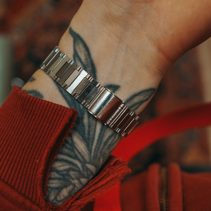 Seiko Overcomplicated Dial bracelet side view on wrist